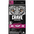 CRAVE Grain Free High Protein Adult Dry Dog Food with Lamb, 4 lb. Bag