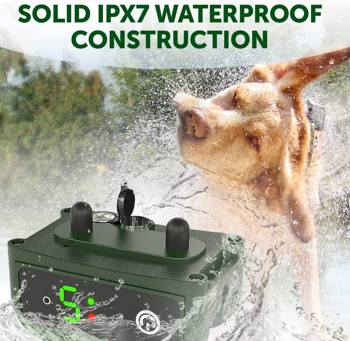 TBI Pro Shock Collar for Dogs - Effective K9 Professional Dog Bark Collar with Barking Detection - Rechargeable Anti-Barking Modes - Shock, Vibration for Small, Medium, Large Breeds - IPx7 Waterproof : Pet Supplies