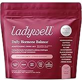 Ladywell Daily Hormone Balance Powder | Natural Cycle Support for Women | Supports Mood, Bloating, Cramps, Skin Health & Cravings with Chasteberry, B Vitamins, Ashwagandha, Saffron + | 30 Servings