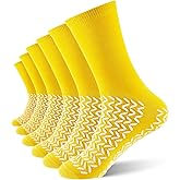 Taiyin Double Sided Tread Non Slip Socks Safety Soft Socks Slip Stopping Safety Fall Prevention for Women Men Bariatric