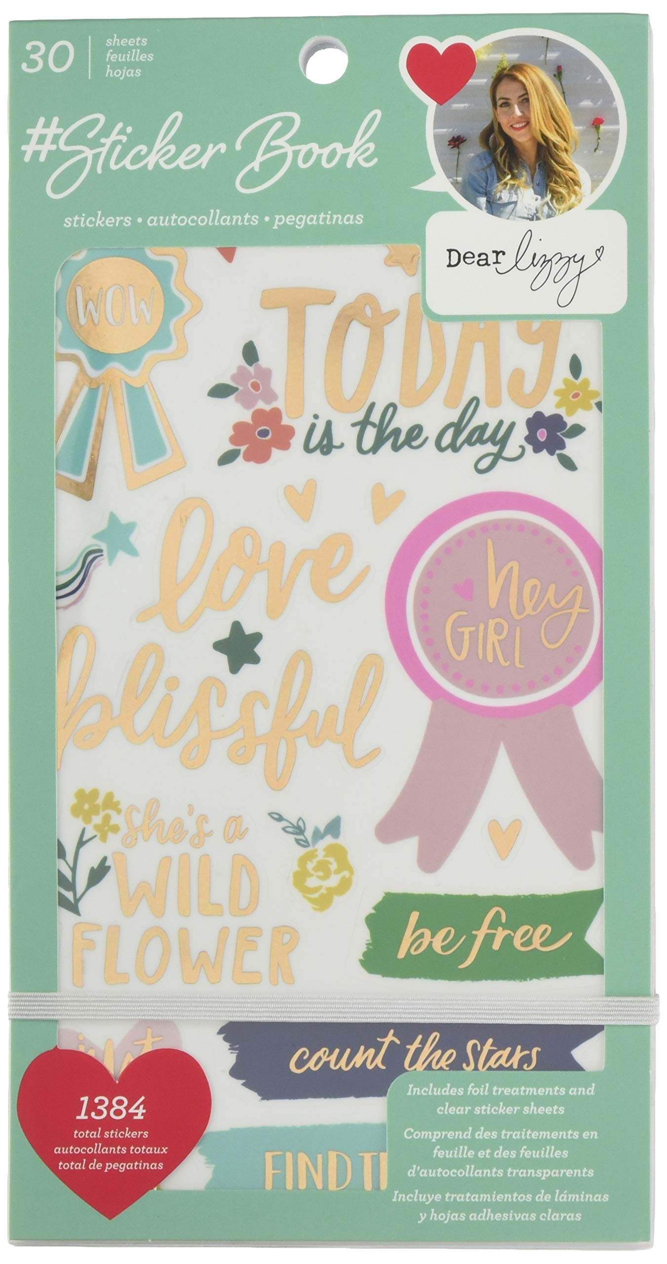 American Crafts Sticker Book, Colorful