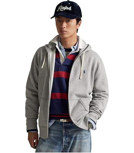 POLO RALPH LAUREN Double-Knit Mesh Full-Zip Hoodie Sapphire Star