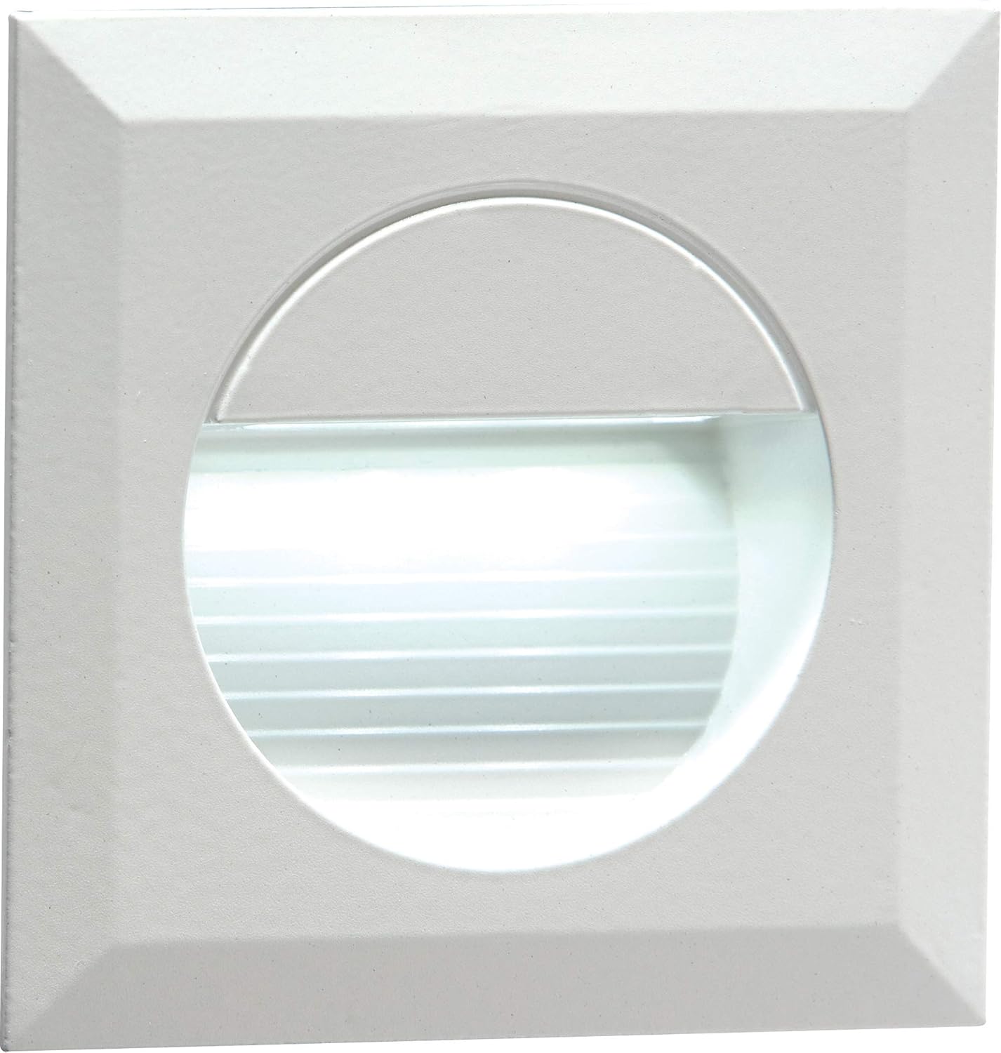 ML NH019W - 230VRECESSED IP54 SQUARE INDOOR/OUTDOOR LED GUIDE/STAIR/WALL LIGHT WHITE LED