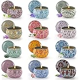Obisesio Scented Candle Set, 12 Pack Candles Gift for Home Scented, Aromatherapy Candle Gift, 2.5 oz Long Lasting Soy Candles for Men, Women, Friends Birthday, Mother's Day, Valentine Bath SPA