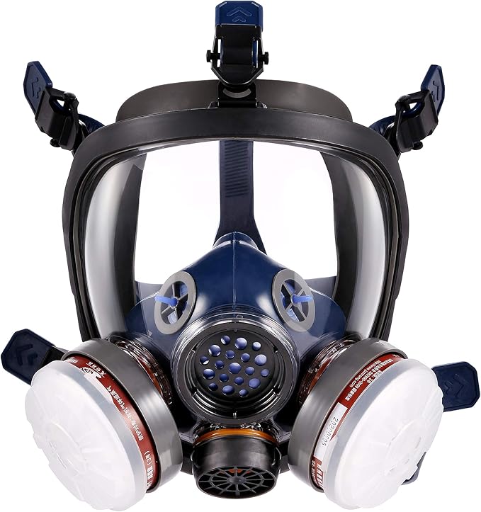 17 in1 Full Face Respirator ,Respirator Face for Painting