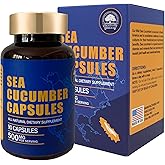 DABC OAK LAND Sea Cucumber, Wild Caught Capsules Sea Cucumber, Natural Extract Supplement, Super Natural Antioxidant, Immune Builder, Promoting Joint Health & Mobility - 90 Capsules, 500mg