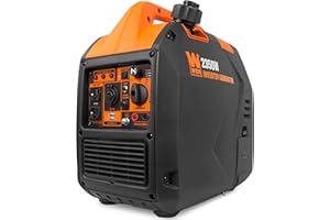 WEN Super Quiet 2350-Watt Portable Inverter Generator with Fuel Shut Off, Ultra Lightweight (56235i)