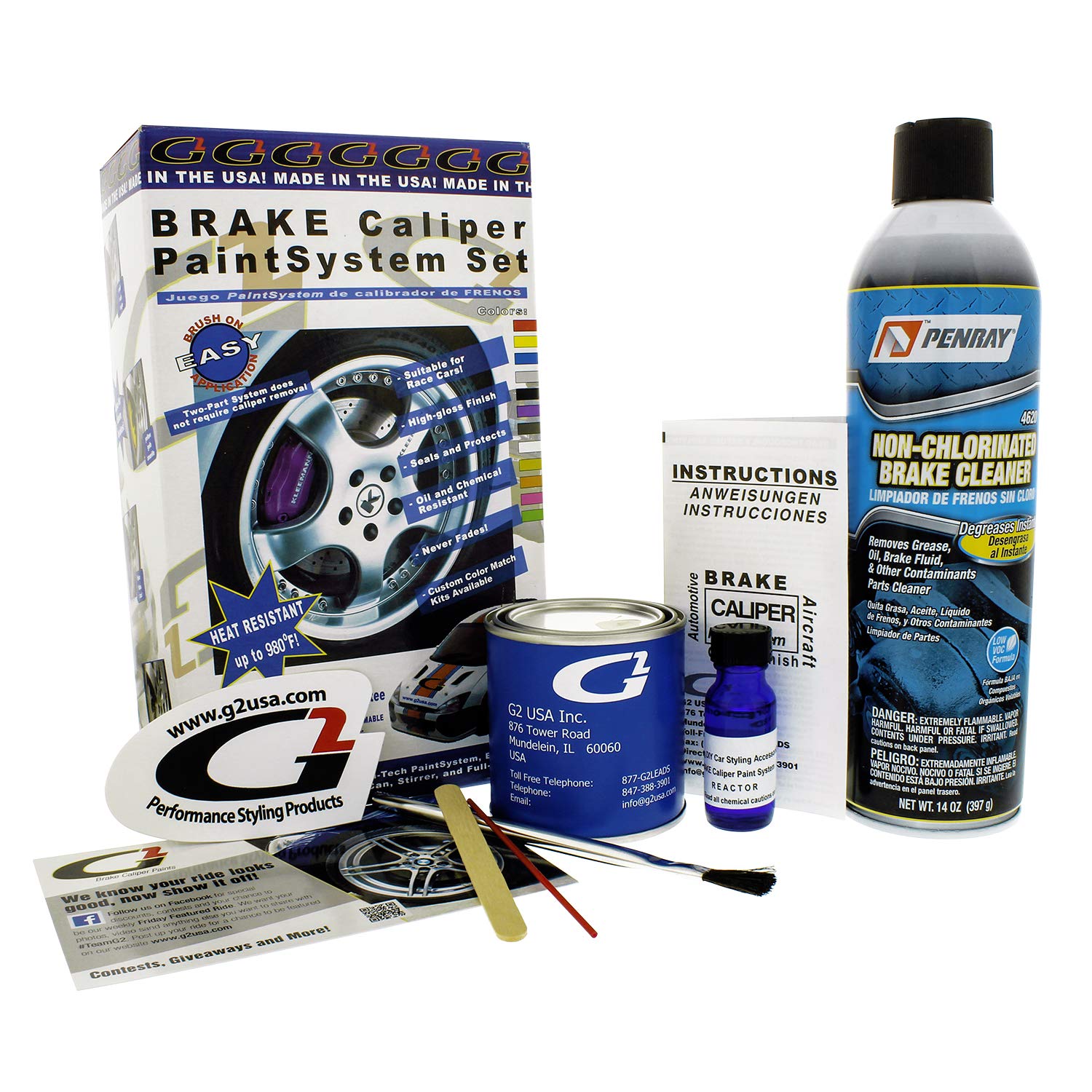 G2 High Temperature Brake Caliper Paint System Set Blue G2162 Buy Online in UAE. Automotive