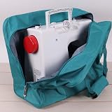 Hobbygift Sewing Machine Carry Case Teal 47x21x33cm view 4