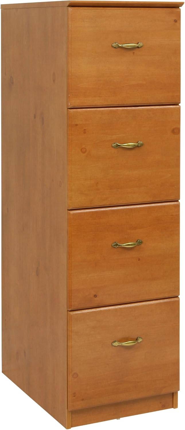 Teknik 'French Gardens' 4 Drawer Filing Antique Pine Effect Amazon.co.uk Kitchen & Home