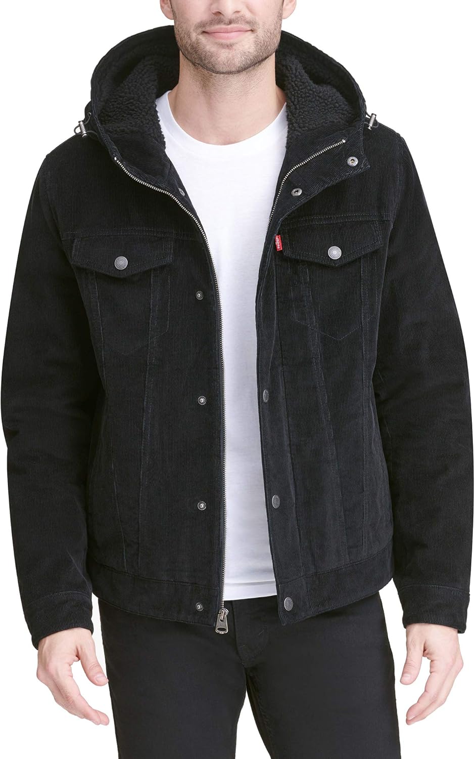 levi's corduroy sherpa jacket mens