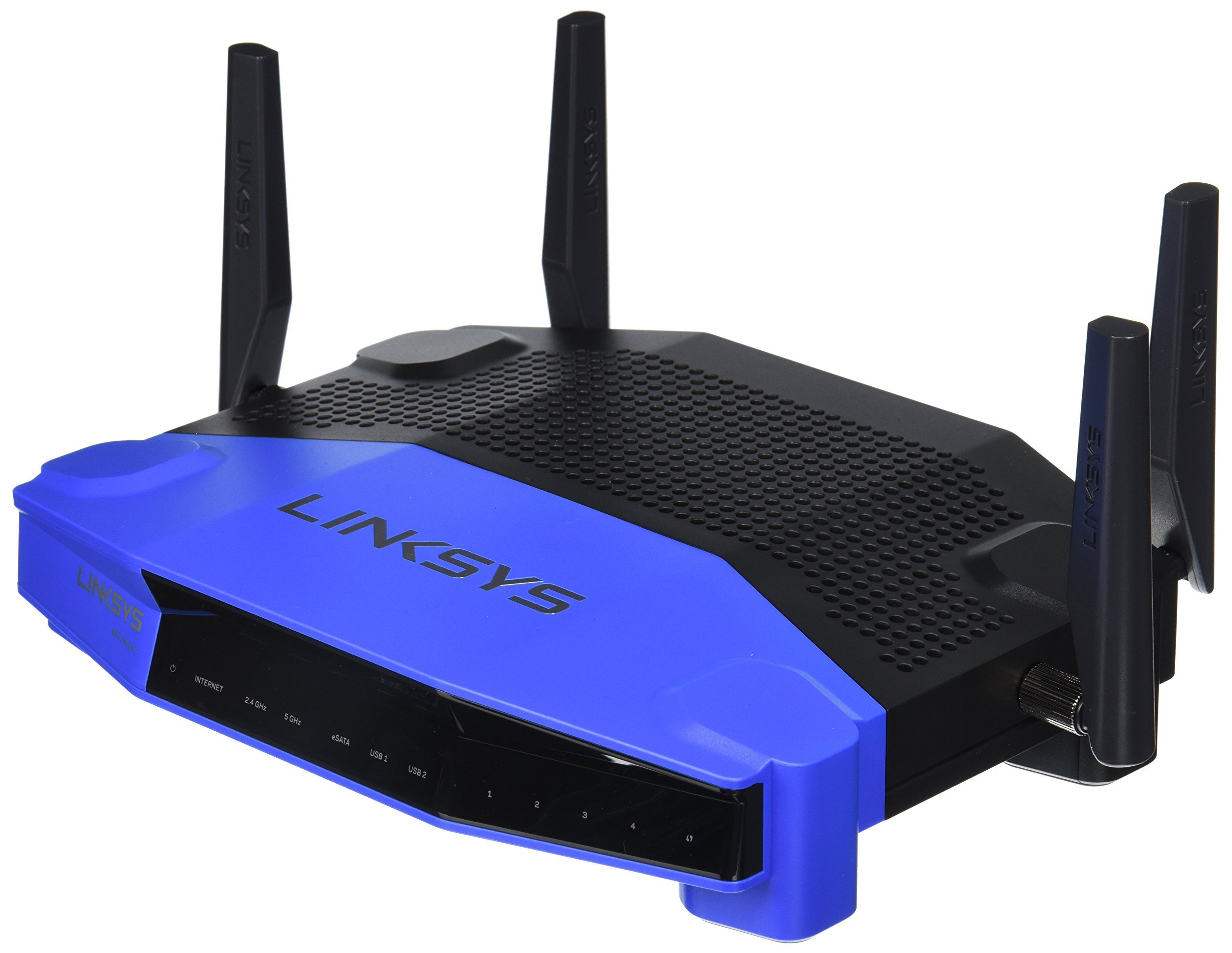 Photo 1 of Linksys WRT1900AC Dual-Band+ Wi-Fi Wireless Router with Gigabit & USB 3.0 Ports and eSATA, Smart Wi-Fi Enabled to Control Your Network from Anywhere