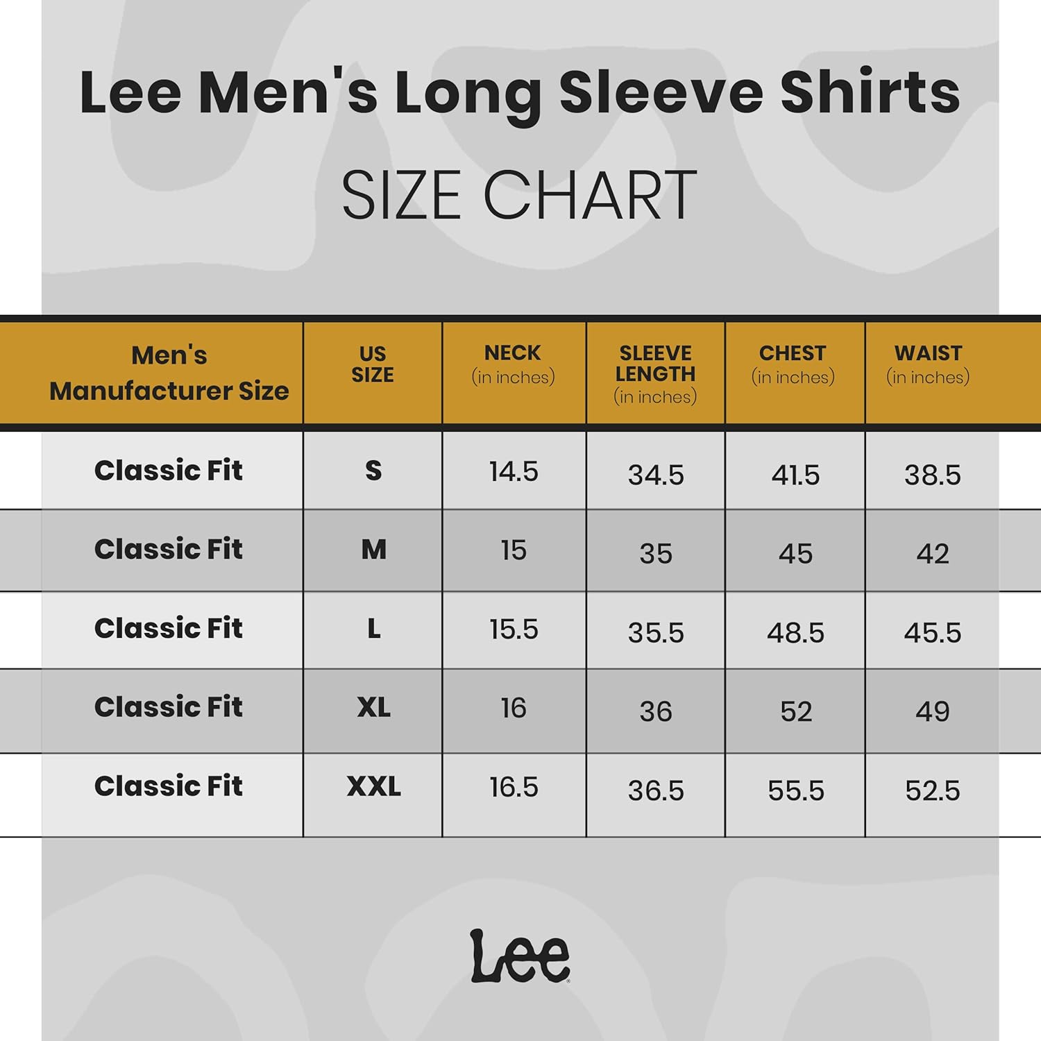 LEE Men’s Stretch Long Sleeve Brady Shirt, Stretch Cotton, Regular, Big & Tall at  Men’s Clothing store