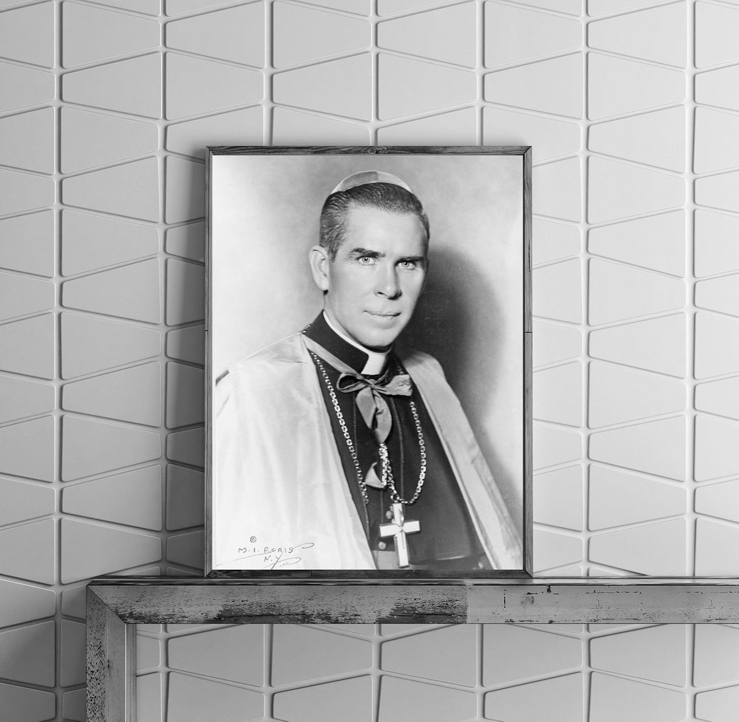 Photographs - INFINITE PHOTOGRAPHS Photo: Bishop Fulton J. Sheen Roman Catholic c1952 Photograph