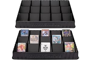 TitanShield (2 Pack Card Sorting & Dealer Tray, Black