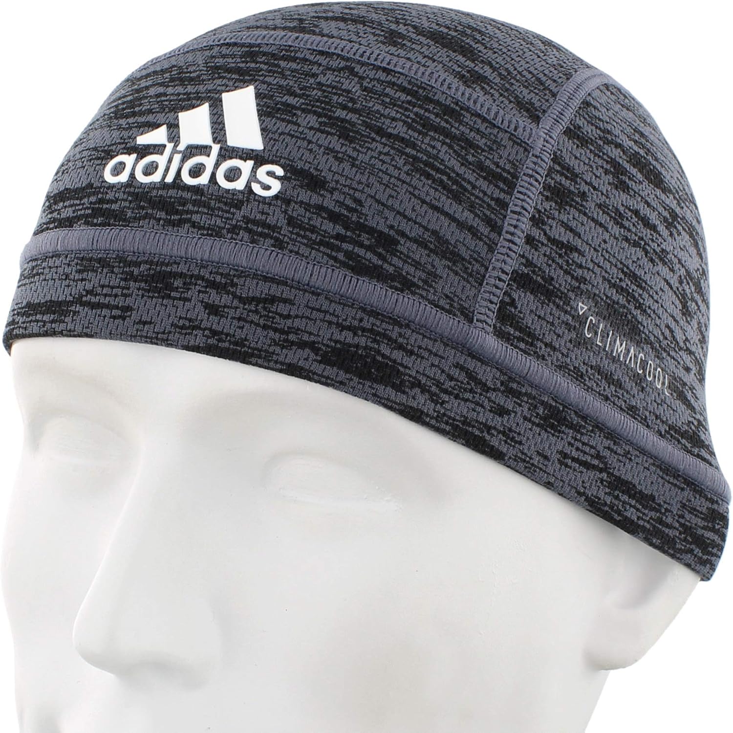 adidas Football Skull Cap, Black Spacedye Print, One Size, Football