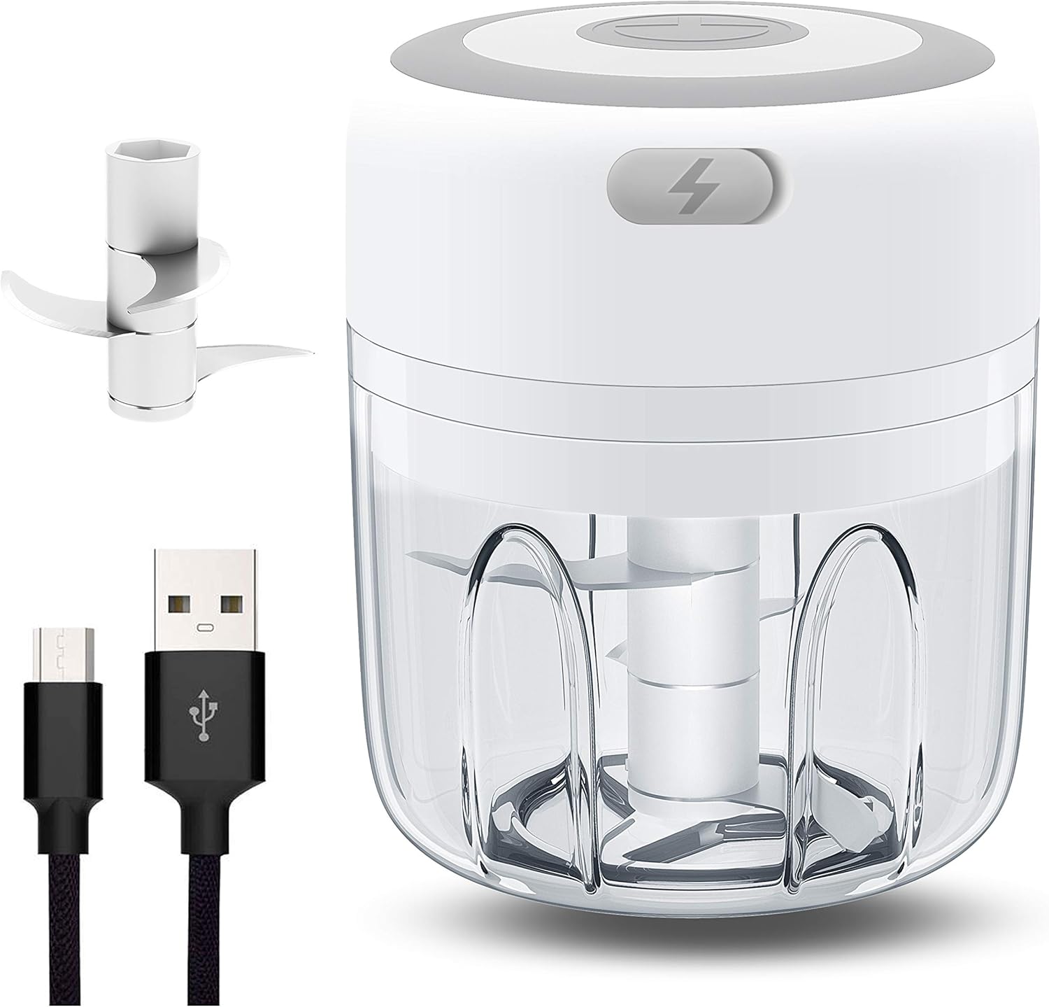 Electric Mini Garlic Chopper, Onion Chopper Portable Mini