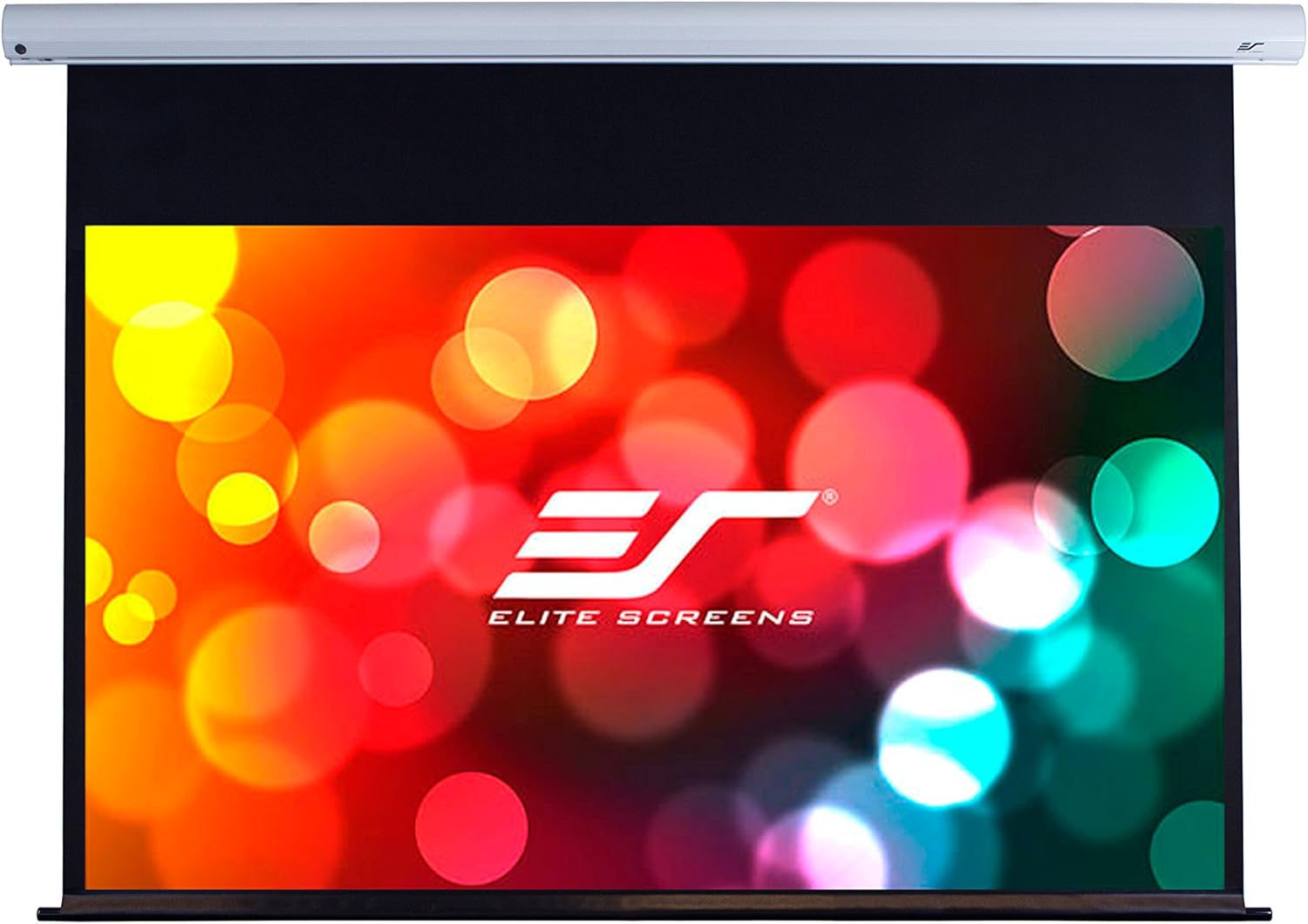 Elite Screens Saker, 110-inch 16:9 with 24" Drop, Electric Motorized Drop Down Projection Projector Screen, SK110XHW-E24: Home Audio & Theater