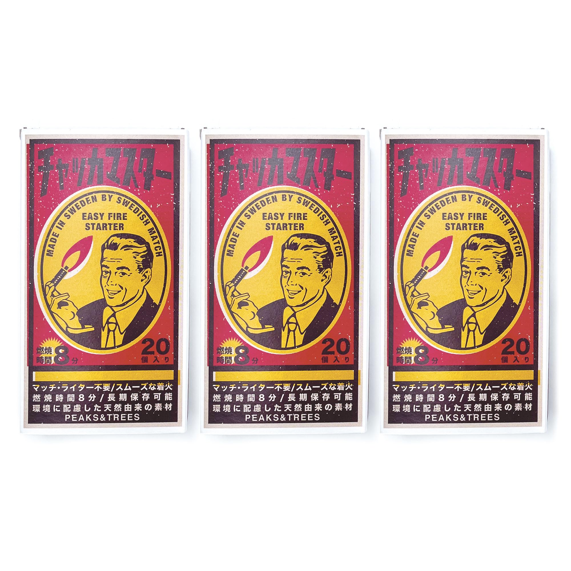 PEAKS&TREES チャッカマスター 20個入 3箱セットの商品画像