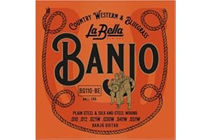 La Bella BG110-BE Ball-Ends Banjo Guitar String 10-51
