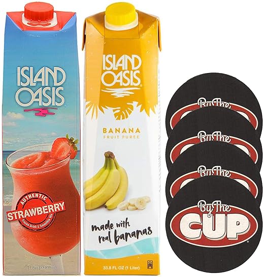 Island Oasis Drink Mix Variety, Strawberry and Banana 1
