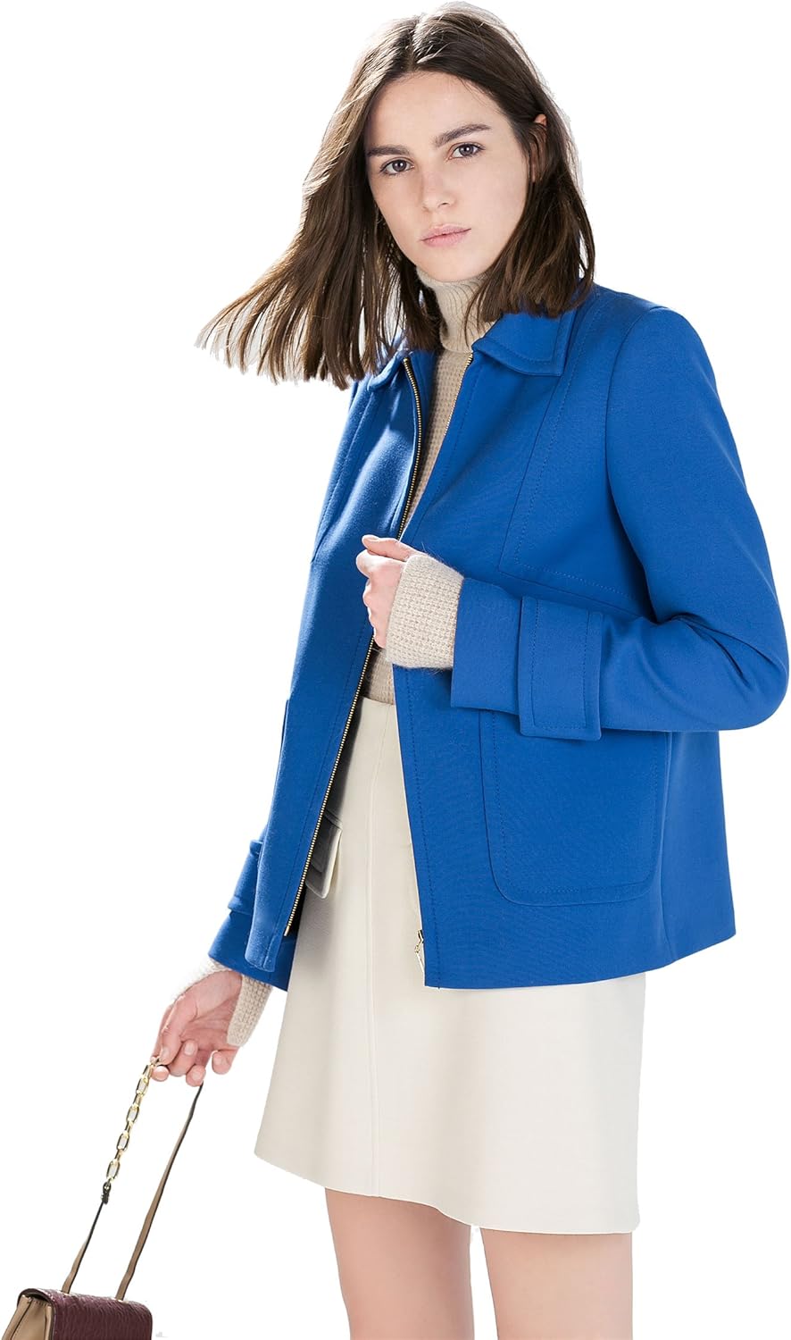 blue zara jacket