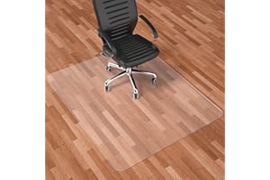 Naturehydro Large Office Chair Mat for Hardwood Floor - 53" x 45" Plastic Rolling Chair Mat for Hard Wood Tile Floor Protection, BPA and Phthalates Free (Rectangle)