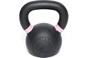 Kettlebell Kings Powder Coated Kettlebell Weights - 9-97 lb Strength Training Kettlebells for Men and Women - Hand Weights Workout Gym Equipment - Weights Set for Home Gym- New