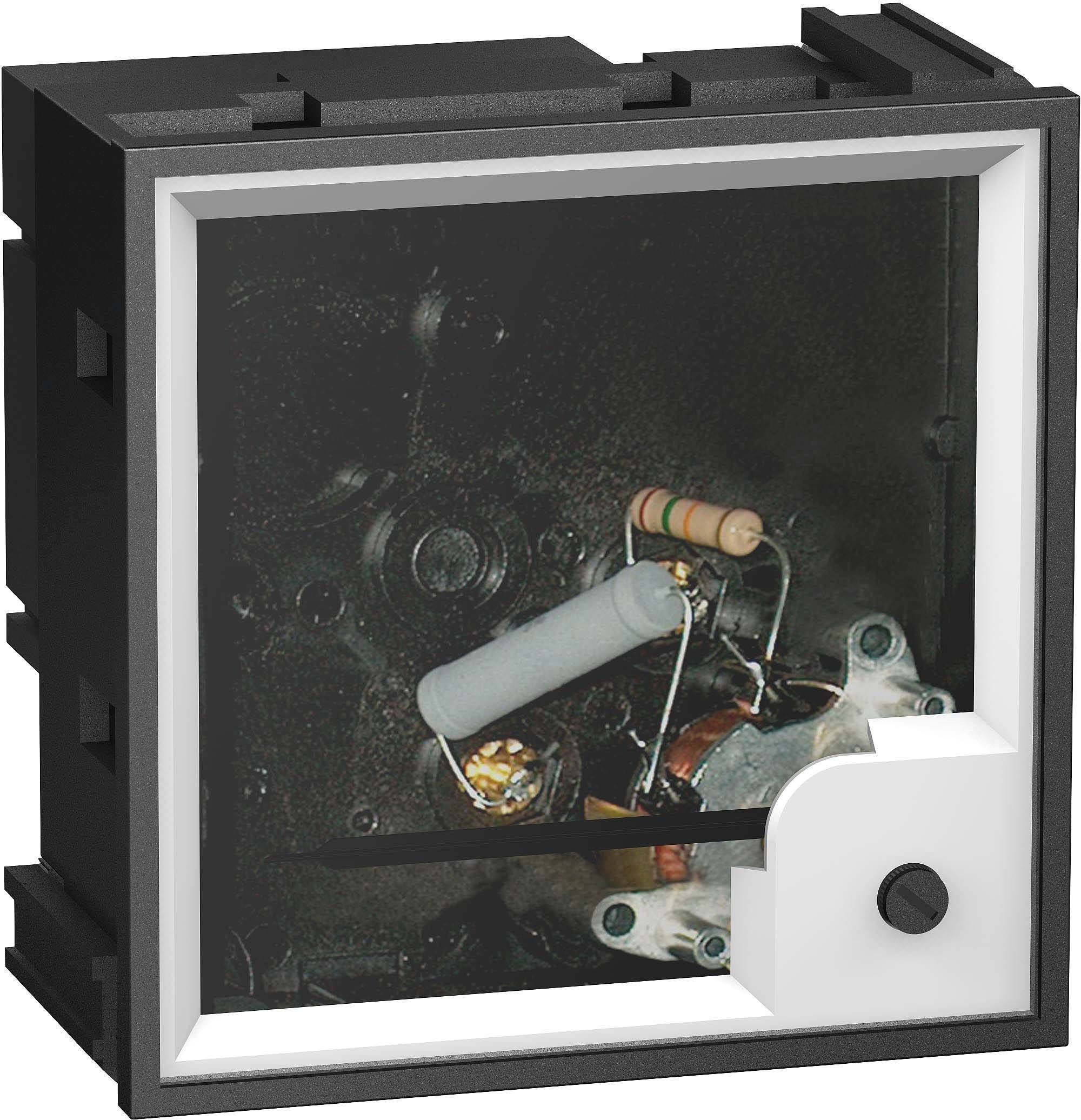 Schneider Electric 16003 Ammeter 72X72 3in without Dial, White