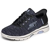 Skechers Womens Go Walk 5 Relaxed Fit Slip-in Golf ShoeSneaker | Golf, Slip-ins, GOGA MAX, Water-Repellent, Spikeless, Relaxed Fit, Breathable, Lightweight, Soft Stride Cushioning