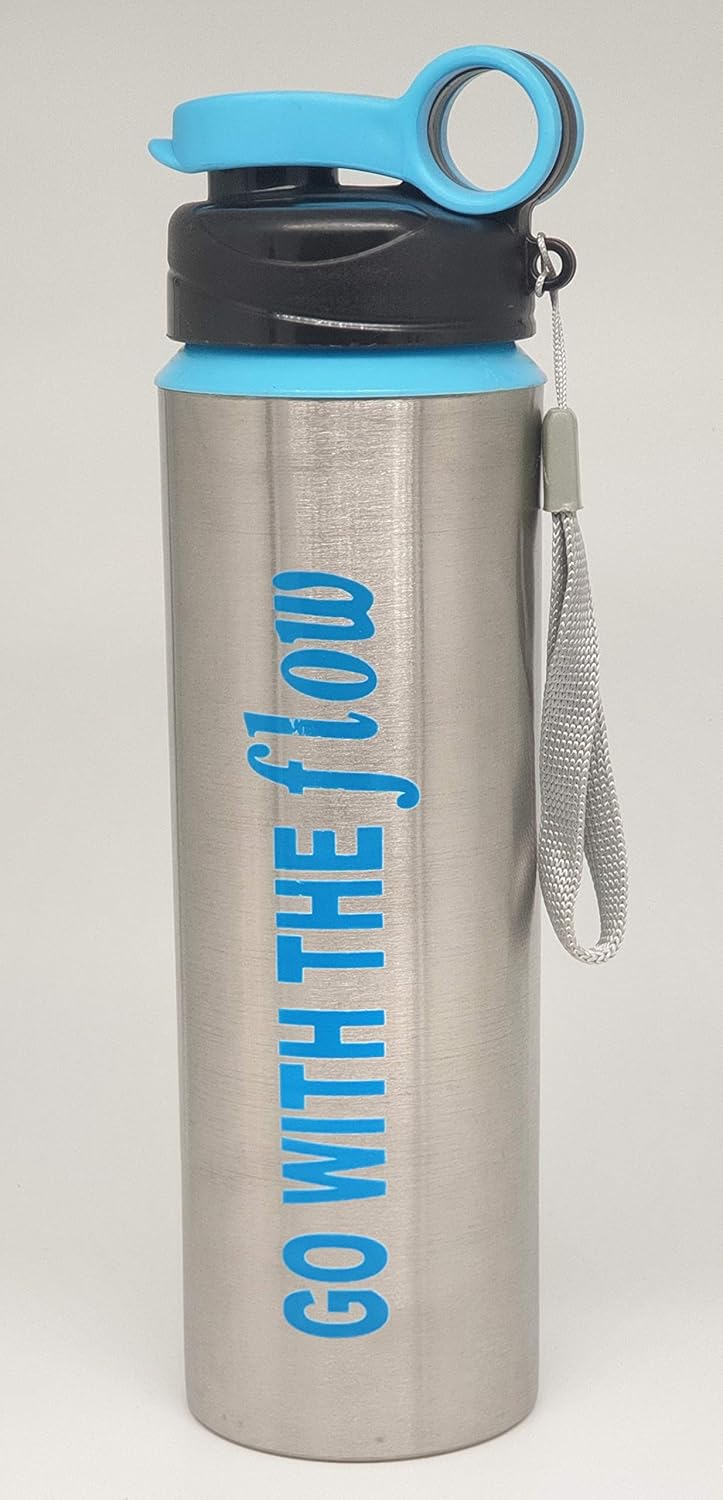 Next Stainless Steel Water Bottle, 800ML, Set of 1, Blue Amazon.in