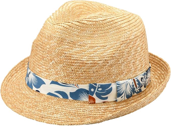 Amazon 田中帽子 Aloha アロハ 麦わら 中折れハット 麦わら帽子 メンズ ストロー ゴルフ ゴルフハット ギフト 誕生日 男性 女性 父の日プレゼント 人気商品 日本製 Uk H107 ホワイト キャップ 通販