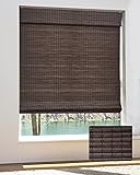 UNISHADES Cordless Bamboo Roman Shades for