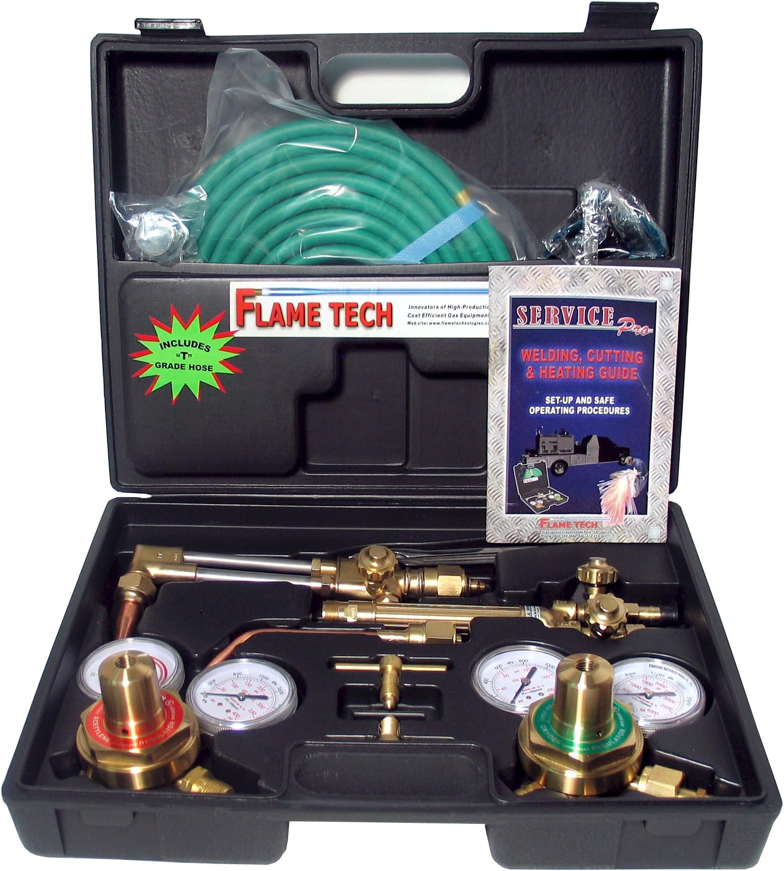 Flame Technologies FTVSP-23 Complete Medium/Heavy Duty Cutting, Welding and Heating Outfit, Compatible with Victor Products