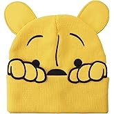 Disney Winnie The Pooh Adult Cuffed Knit Beanie Yellow