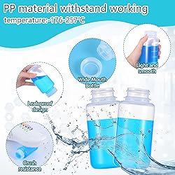 mekueeex 12 Pcs 250ml Plastic Sample Bottles