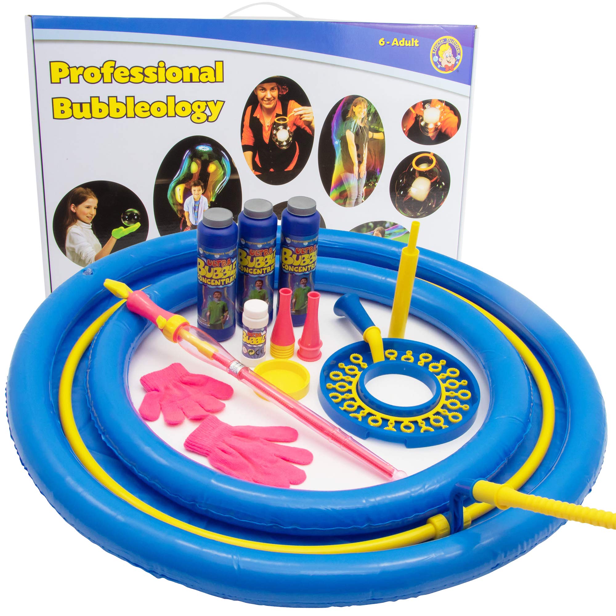 Uncle Bubble Giant Bubbles Wand Pro-Kit. Giant Bubble Fun For Schools - Workshops - Performances
