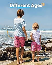 maamgic Boys Swim Trunks with Compression Liner