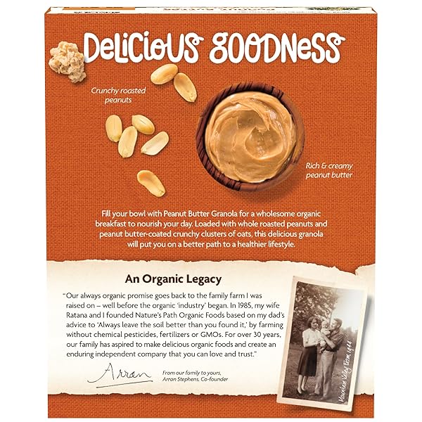 NATURE’S PATH ORGANIC PEANUT BUTTER GRANOLA, 11.5 OUNCE