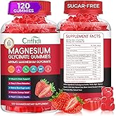 CNFHDI Magnesium Glycinate Gummies Sugar Free for Kids & Women, High Absorption Magnesium and Potassium, Calcium, B6, D3, Chews Gummies, Relaxation, Stress Relief, Night Rest