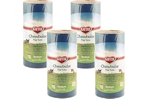 SUPER PET (4 Pack) Kaytee Chewbular Play Tube, Medium, Colors Vary