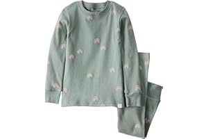 LITTLE PLANET Girls Organics 2-piece Cotton PajamasPajama Set