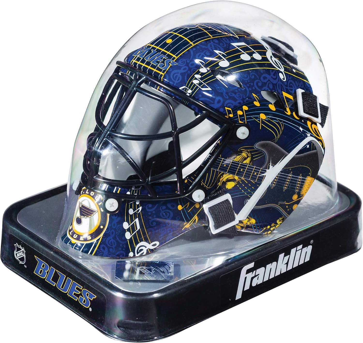 Franklin Sports NHL St. Louis Blues Mini Hockey Goalie Mask with Case - Collectible Goalie Mask with Official NHL Logos and Colors : Hockey Goalie Masks : Sports & Outdoors