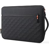 DOMISO 16 Inch Laptop Case Sleeve, Waterproof & Shockproof Protective Cover with Carry Handle, Fits Most 16” Laptops Like MacBook Pro, LG Gram 16, Black