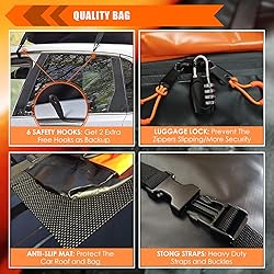 MeeFar Car Roof Bag XBEEK Rooftop top Cargo Carrier