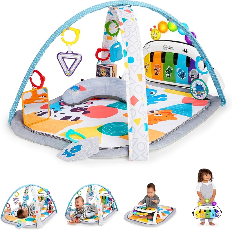 Baby Einstein 4-in-1 Kickin Tunes Play Gym with Piano Toy