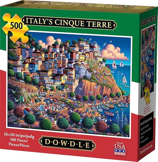 Dowdle Jigsaw Puzzle Italy's Cinque Terre 500 Piece
