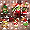 Christmas Window Clings Decorations for Glass Windows Winter Stickers Snowflakes Christmas Decorations Christmas Window Stick
