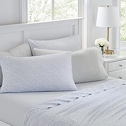 Laura Ashley - King Sheets, Cotton Percale 6-Piece
