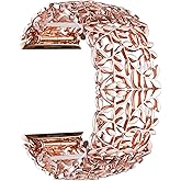 VIQIV Bracelet Band Compatible with Apple Watch 38mm 40mm 41mm 42mm 44mm 45mm 49mm iWatch Series SE/9/8/7/6/5/4/3/2 Ultra for Women Unique Metal Dressy Stretchy Wristbands Strap Jewelry Bangle